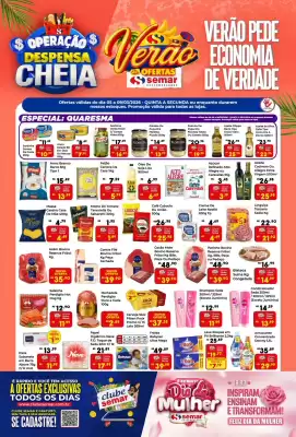 Folheto Semar Supermercado (válido até 9-03)