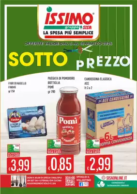 Volantino Issimo supermercado (valido fino al 18-03)