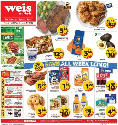 Weis Markets weekly ad