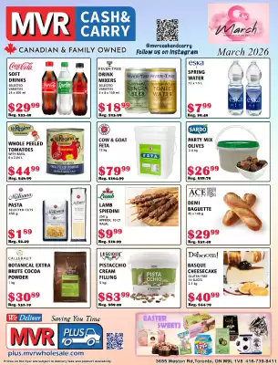 MVR Cash & Carry flyer (valid until 31-03)