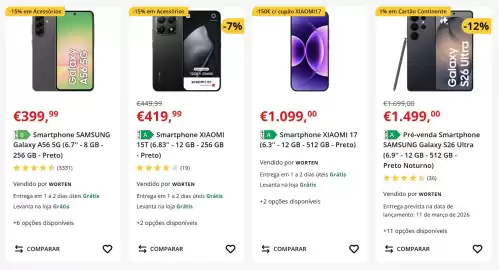 Folheto Worten Mobile Página 1