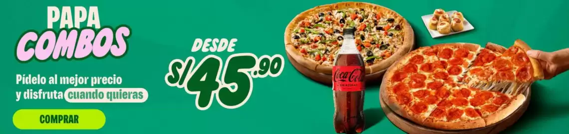 Catálogo Papa John's Página 3