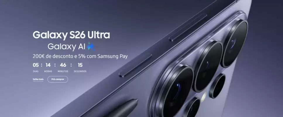 Folheto Samsung (válido até 10-03)