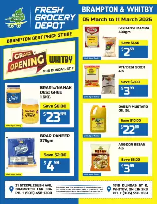 Fresh Market Foods flyer (valid until 11-03)