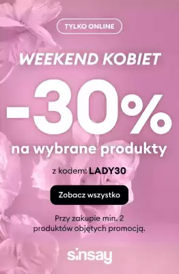 Sinsay gazetka (ważność do 9-03)