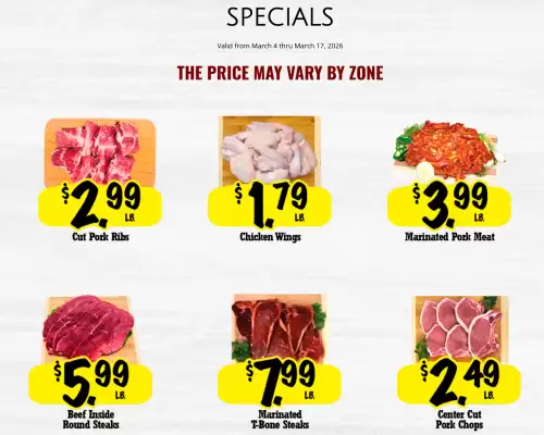 La Michoacana weekly ad (valid until 17-03)