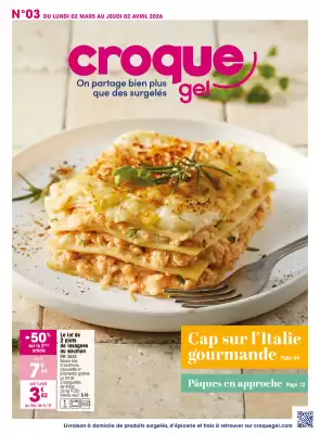 Catalogue Croque Gel (valable jusqu'au 2-04)