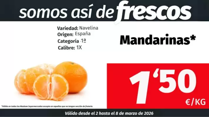 Folleto Maskom Supermercados (válido hasta el 8-03)