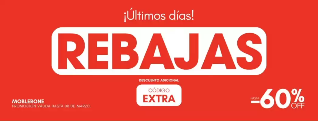 Catálogo Moblerone (válido hasta el 8-03)