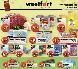 Westfort Foods flyer week 10 Page 1