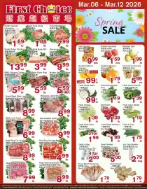 First Choice Supermarket flyer week 10 Page 1