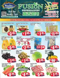 Fusion Supermarket flyer week 10 Page 1