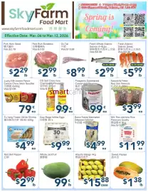 SkyFarm Food Mart flyer week 10 Page 1