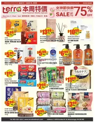 Terra Foodmart flyer (valid until 12-03)