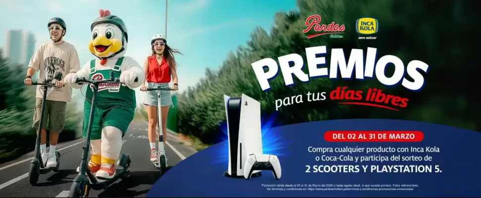 Catálogo Pardo's Chicken (válido hasta 31-03)