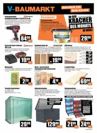 V Baumarkt Prospekt woche 11 Seite 1