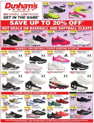 Dunham's Sports weekly ad (valid until 12-03)