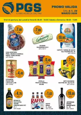 Volantino PGS Cash&Carry (valido fino al 22-03)