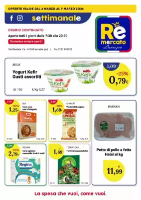 Volantino Re Mercato Lucrezia (valido fino al 9-03)