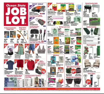Ocean State Job Lot flyer (valid until 11-03)