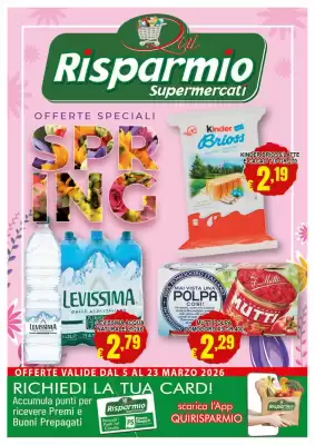 Volantino Risparmio Supermercati (valido fino al 23-03)