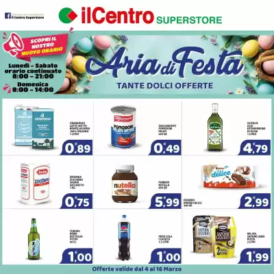 Volantino Il Centro Superstore (valido fino al 16-03)