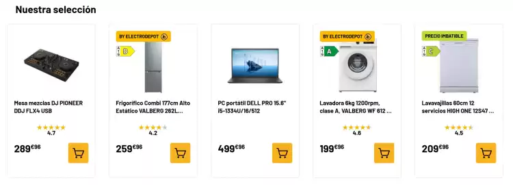 Folleto Electro Depot Página 1