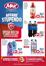 Volantino MAX Supermercati Pagina 1