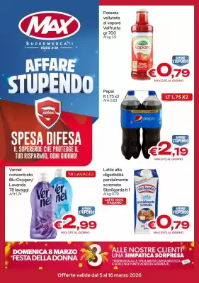 Volantino MAX Supermercati (valido fino al 16-03)