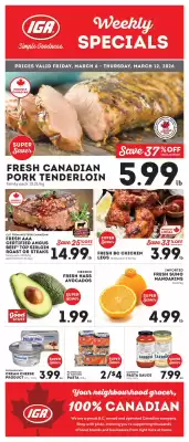 Market Place IGA flyer (valid until 12-03)