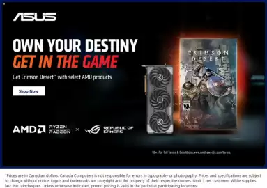 Canada Computers flyer week 10 Page 1