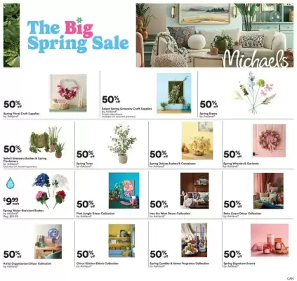 Michaels flyer (valid until 13-03)