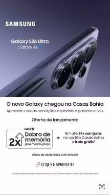 Catálogo Casas Bahia (válido até 9-03)