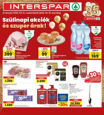 Interspar akciós újság (érvényes eddig: 18-03)