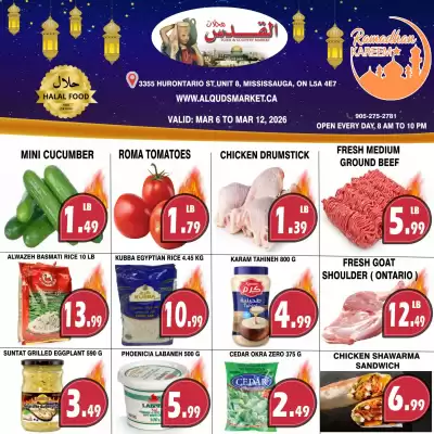 Al-Quds Supermarket flyer (valid until 12-03)