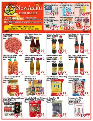 New Asian Food Market flyer (valid until 12-03)