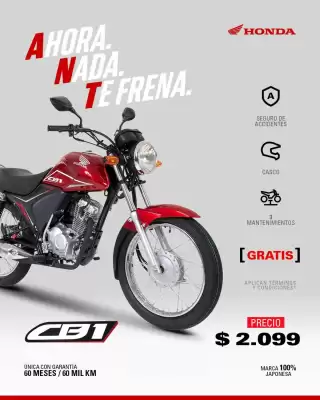 Catálogo Honda Motos (válido hasta 31-12)