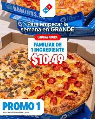 Catálogo Domino's Pizza (válido hasta 31-03)