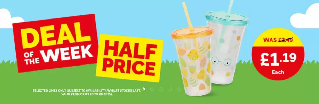 Poundstretcher leaflet (valid until 8-03)