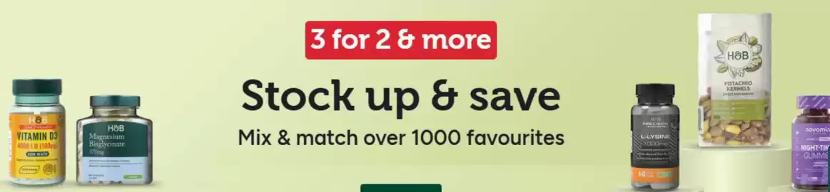 Holland & Barrett leaflet Page 1