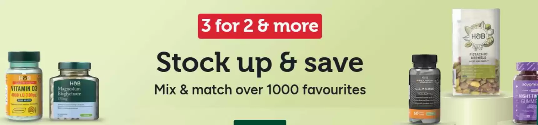 Holland & Barrett leaflet (valid until 14-03)