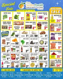 Mega Sanjha Punjab Grocery Store flyer Page 1