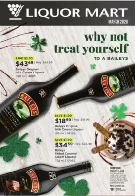 Liquor Mart flyer (valid until 31-03)