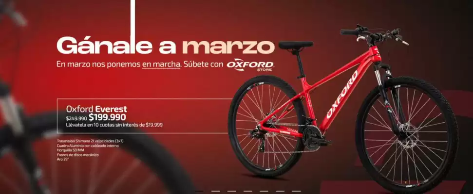 Catálogo Oxford Bikes (válido hasta 31-03)