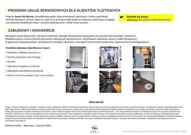 Opel gazetka | Movano Furgon Strona 18