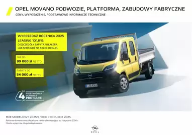 Opel gazetka | Movano Podvozie, Platforma Strona 1