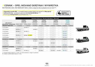 Opel gazetka | Movano Podvozie, Platforma Strona 6