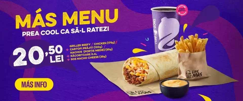 Catalog Taco Bell (valid până la 19-03)
