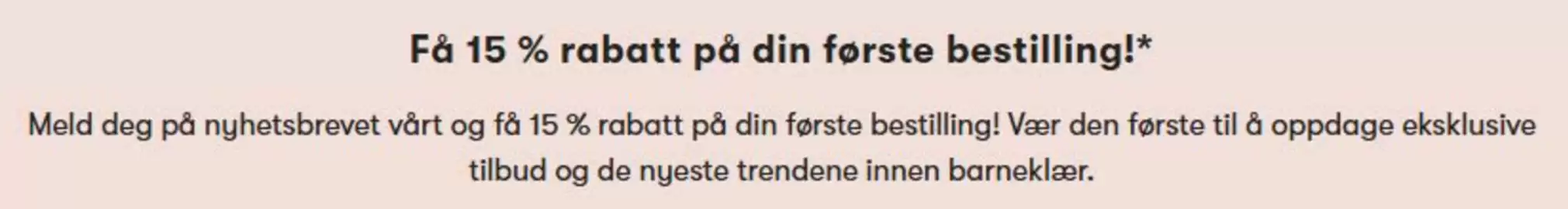 Babyshop kundeavis Side 1