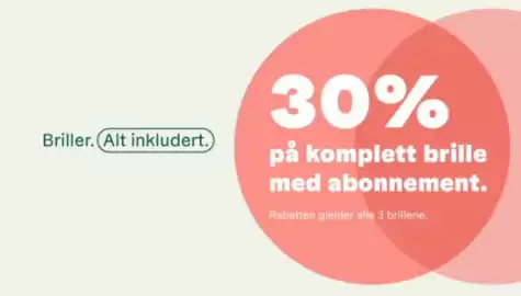 Brilleland kundeavis Side 1